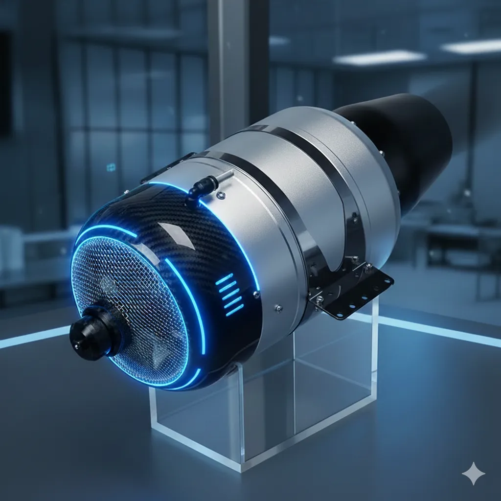 Малогабаритный газотурбинный двигатель тягой 80 кг